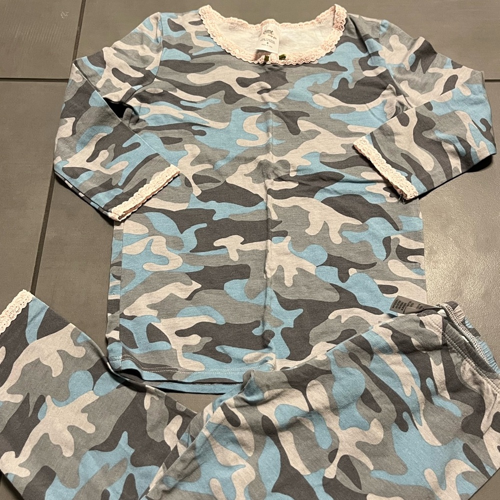 Cozy Camouflage Kids Pajama Set